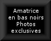 Photos exclusives d'une amatrice en bas noirs